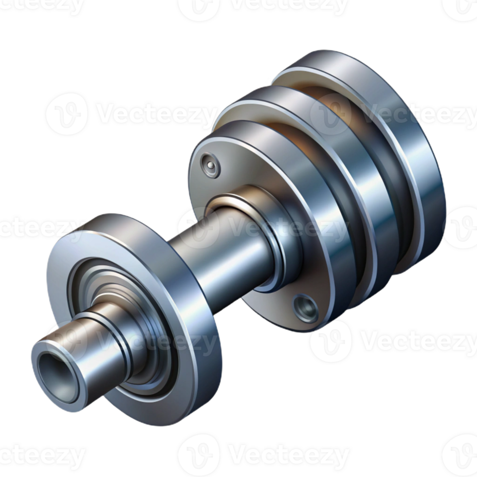 ethereal serene Technical illustration of a camshaft. Single-weight stroke, clean lines with Scalable Design. genuine png