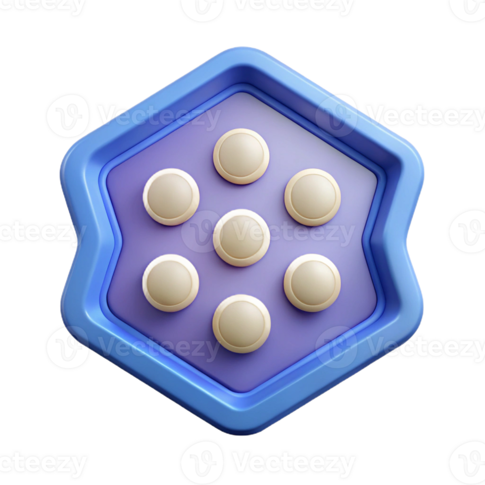 breathtaking standout Pentagon badge with five small circles around the edge. Minimal, single-weight stroke with Scalable Design. png