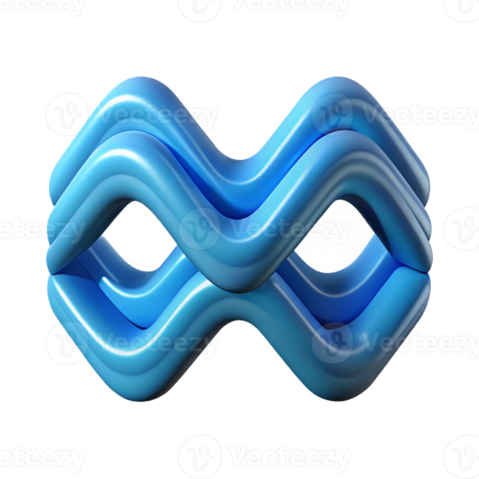 wonderful calm mid-century Wave pattern, symmetrical, crisp edges with Scalable Design. professional png