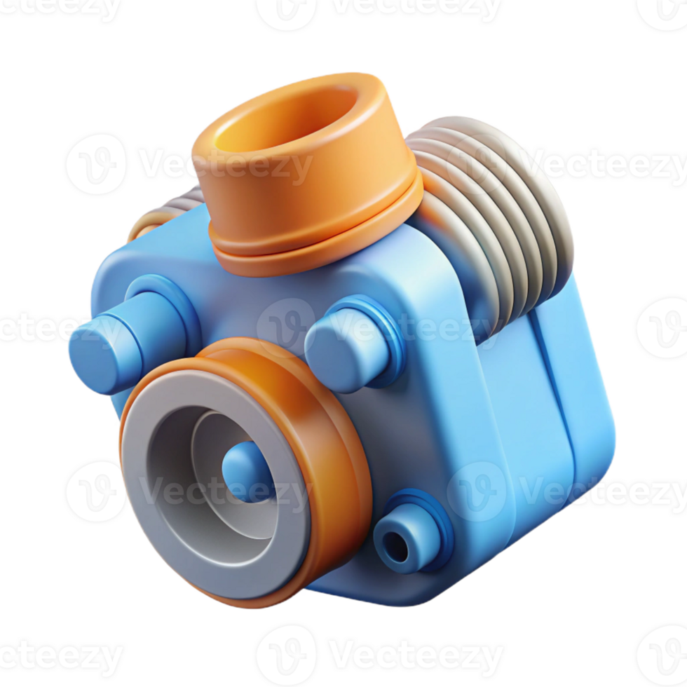 celebrated contemporary Clean lines depicting a simple engine design. Flat color, minimal with Scalable Design. sharp png