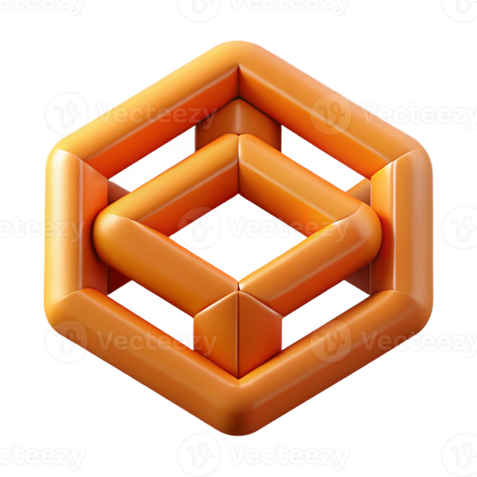 exemplary futuristic Geometric abstract pattern. Single-weight stroke, crisp edges. Flat color, with Scalable Design. exclusive png