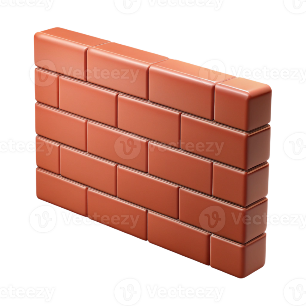 extraordinary remarkable Brick wall pattern, crisp edges, single-weight stroke. Flat color, with Scalable Design. png