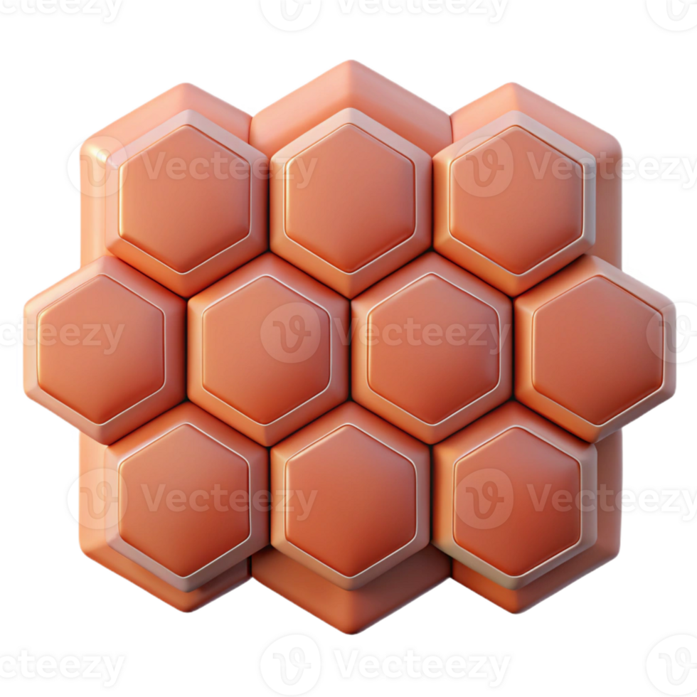 exemplary vintage Geometric pattern of hexagons, crisp edges, minimal with Scalable Design. perfect clarity png