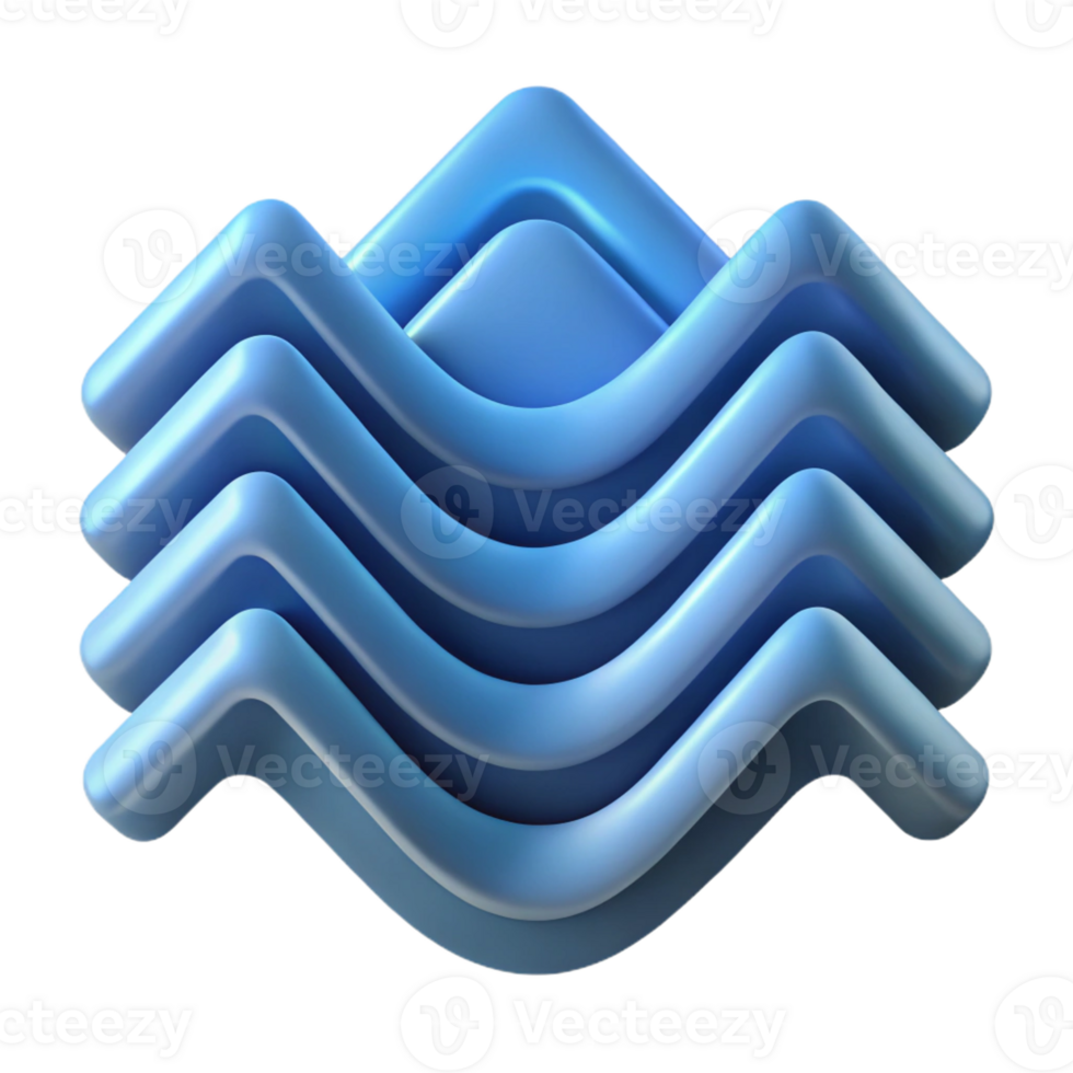 impressive melancholic classic Wave pattern, symmetrical, crisp edges with Scalable Design. high quality png