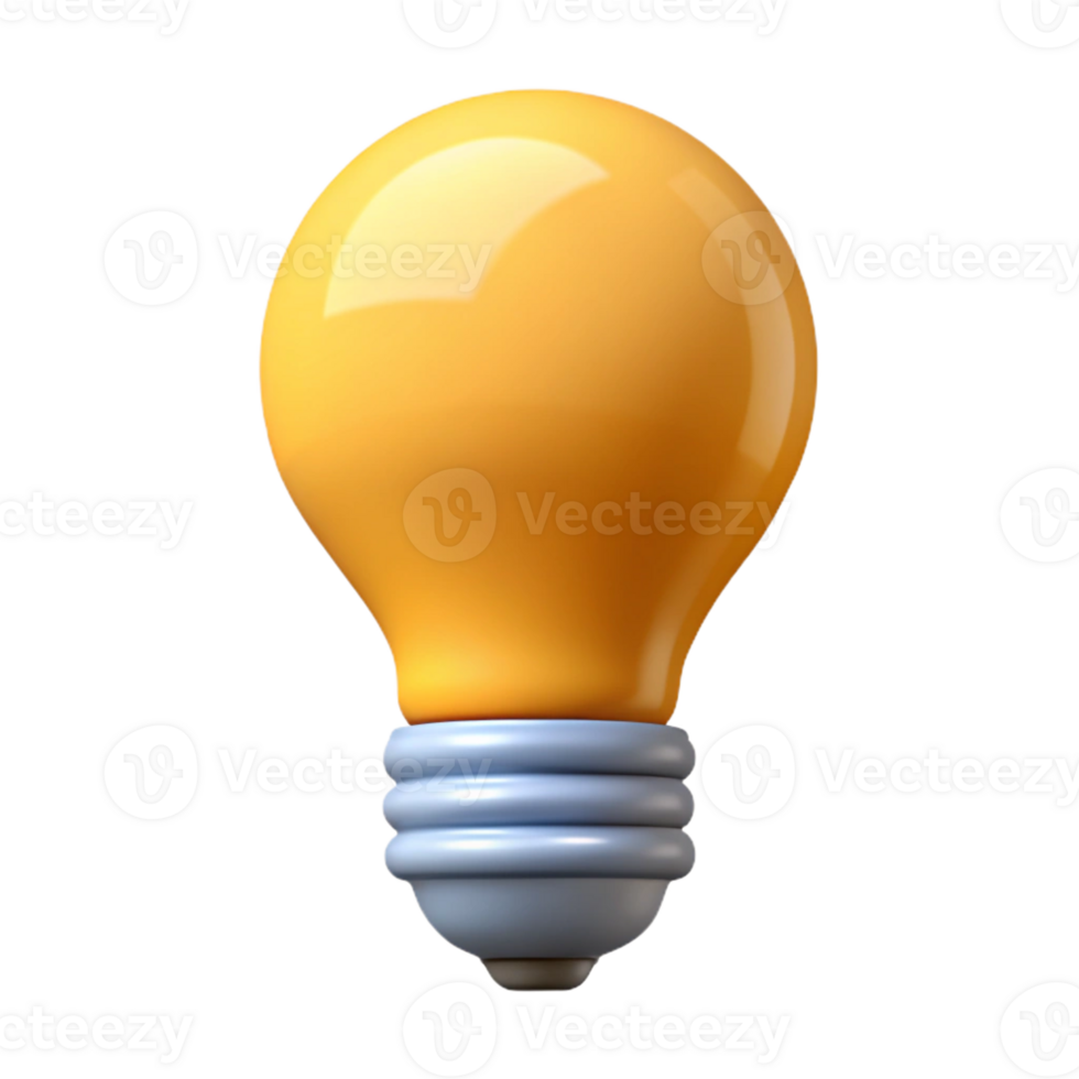 ethereal captivating Minimal design of a lightbulb with clean lines and a single-weight stroke with Scalable Design. crisp png