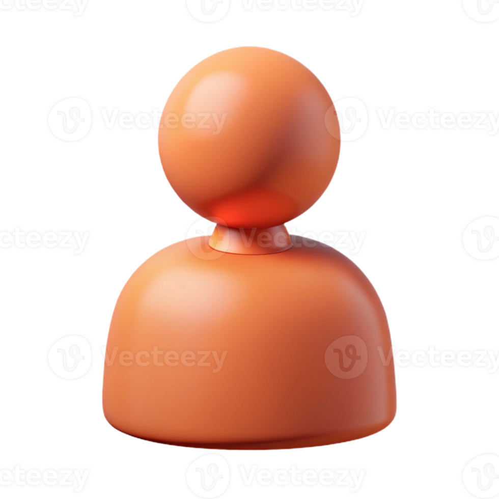sumptuous dramatic industrial Human figure icon with simple head and body. Crisp edges, symmetrical with Scalable Design. expertly shot png
