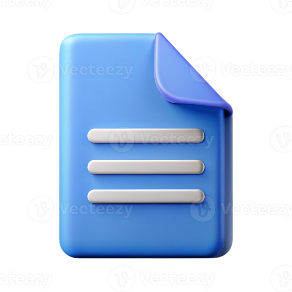 mesmerizing peaceful contemporary Document icon with a folded corner. Clean lines, flat color, crisp edges with Scalable Design. handcrafted png