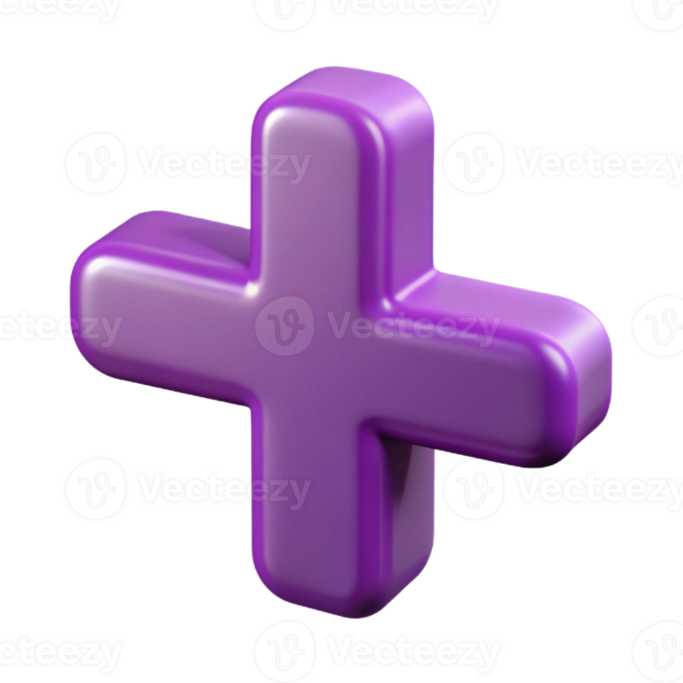 sought-after rustic Single-weight stroke, symmetrical cross, flat purple, clean lines with Scalable Design. genuine png