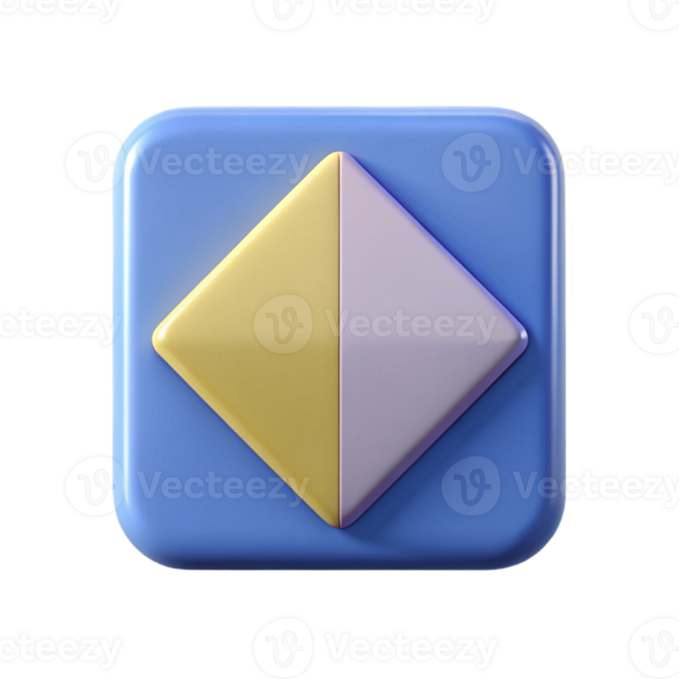 unforgettable urban Square badge divided diagonally. Flat color, symmetrical, minimal with Scalable Design. sharp png