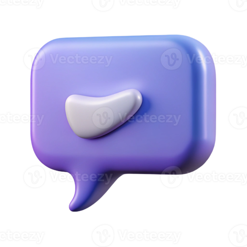 whimsical enchanting Speech bubble icon with a tail. Clean lines, flat color with Scalable Design. professional png