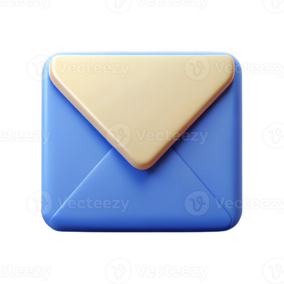 joyful gorgeous Envelope icon representing email or messaging. Clean lines, flat color, crisp edges with Scalable Design. refined png