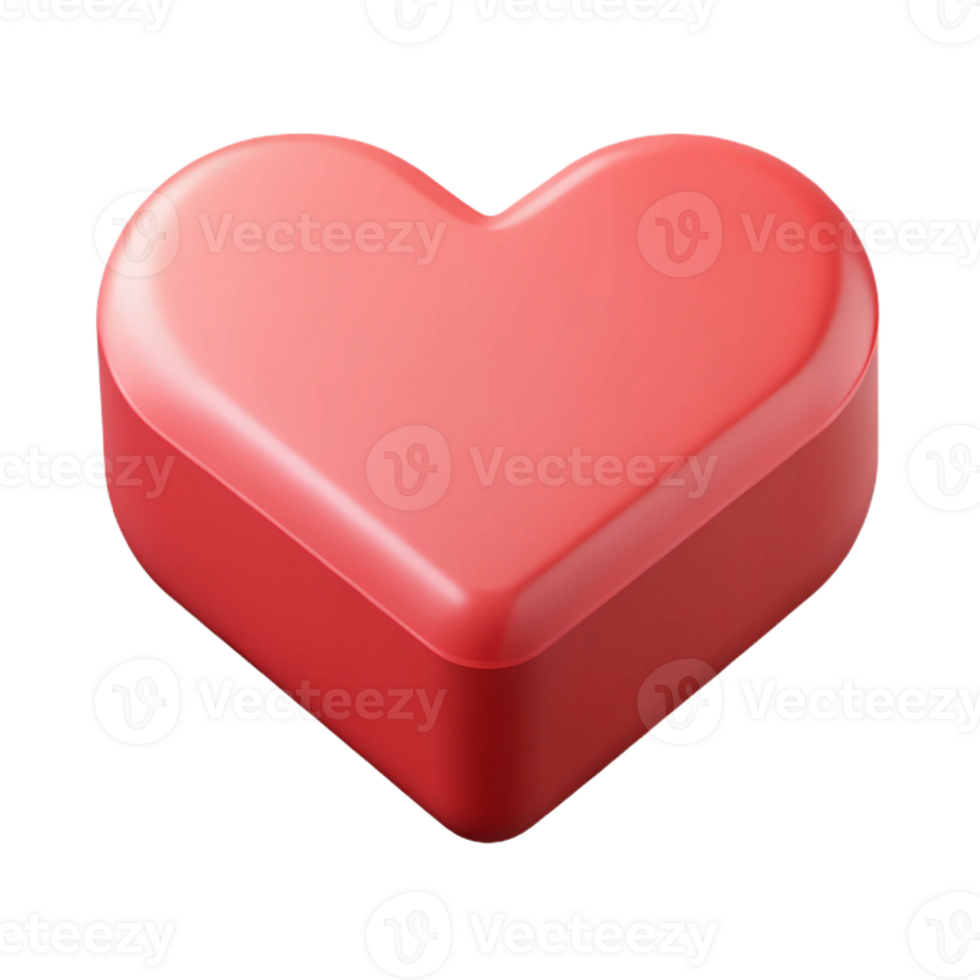 signature creative Isometric heart shape. Minimal, with Scalable Design. elite png