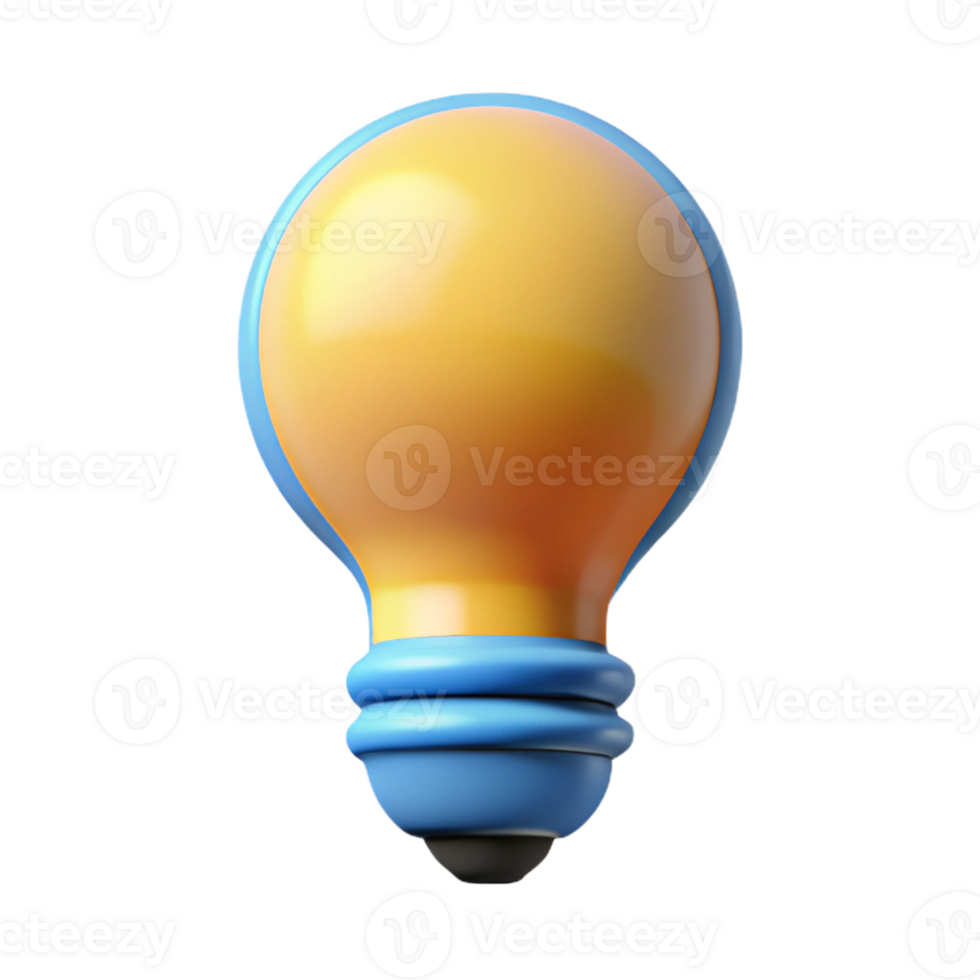 tranquil impressive Crisp edges, flat color design of a lightbulb. Minimal, symmetrical with Scalable Design. impeccable png