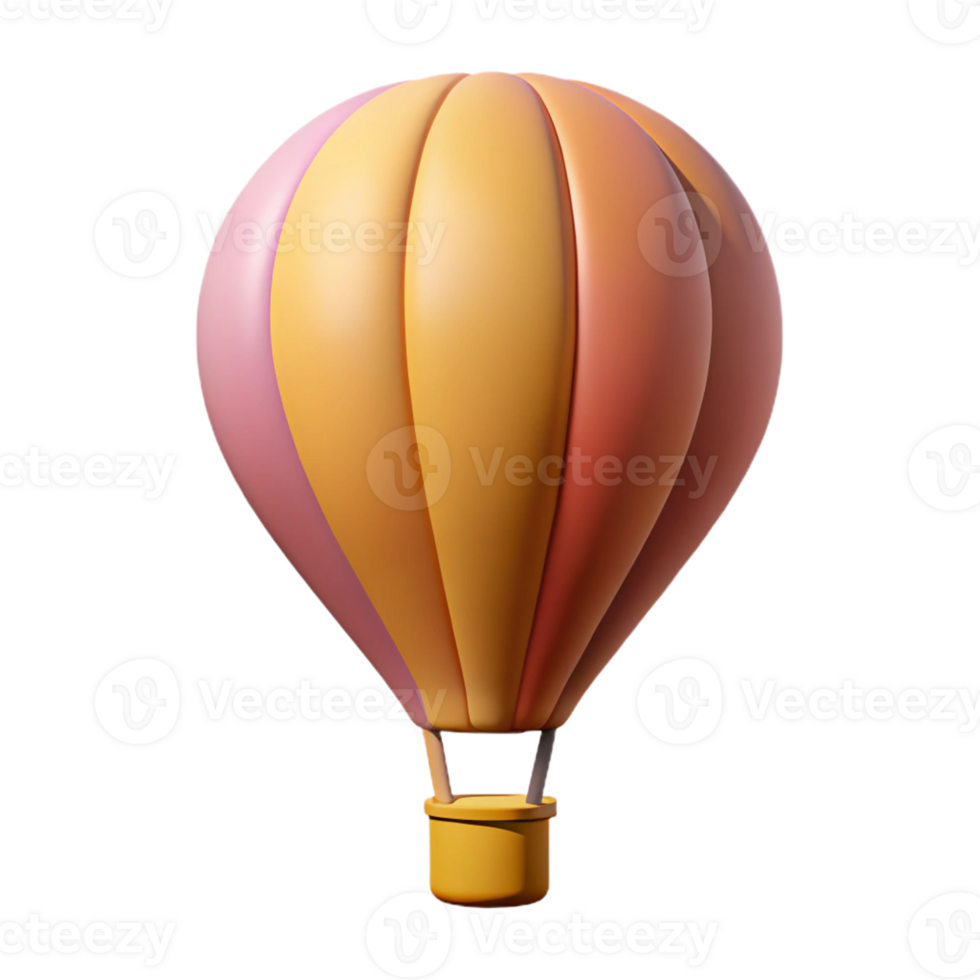 vibrant gothic Minimal silhouette of a hot air balloon. Crisp edges, with Scalable Design. studio quality png