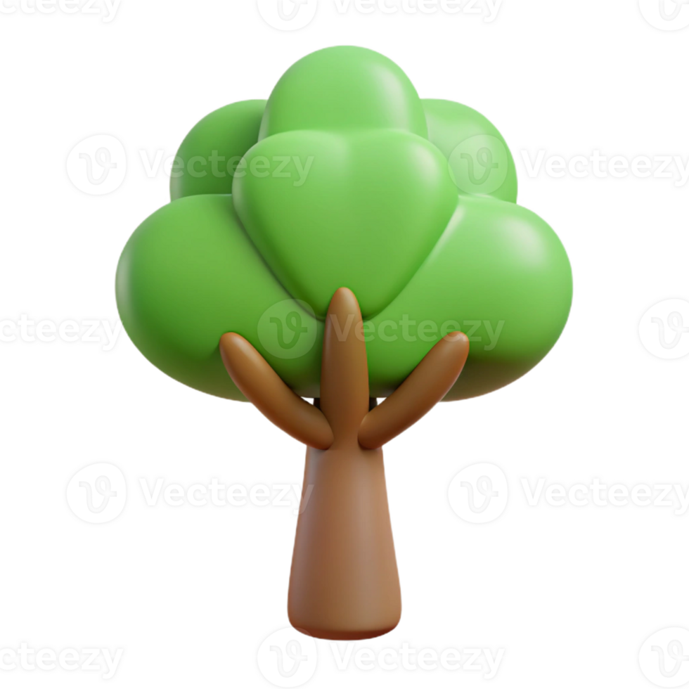 joyful enchanting A simple tree icon, with Scalable Design. authentic png