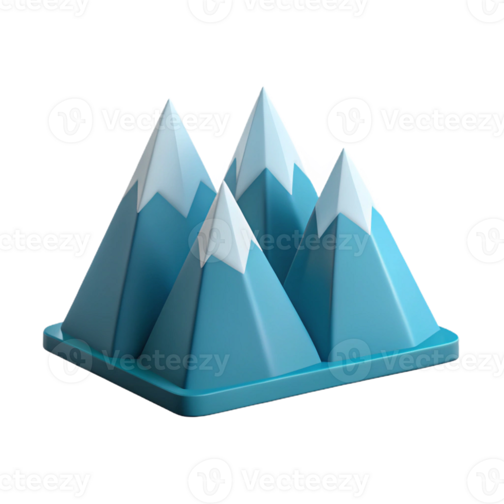unparalleled art deco Minimal geometric mountain range. Flat color, clean lines with Scalable Design. impeccable png