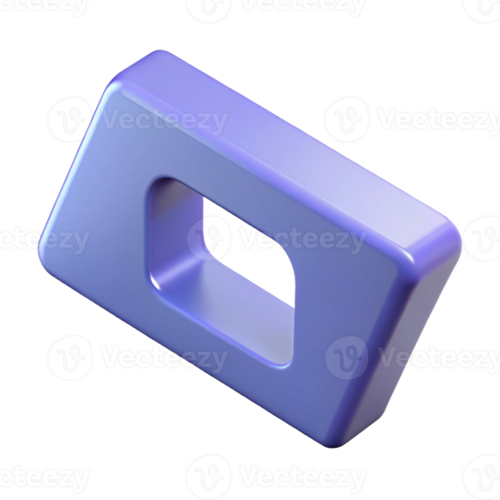 reflective striking Geometric, flat periwinkle bracket. Single-weight stroke with Scalable Design. original png
