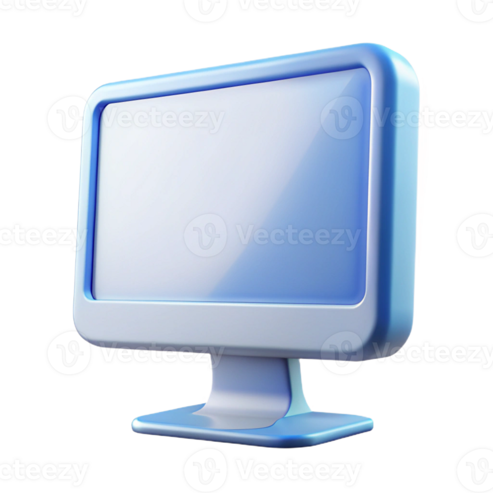 glorious organic Clean line art of a monitor. Symmetrical, with Scalable Design. authentic png