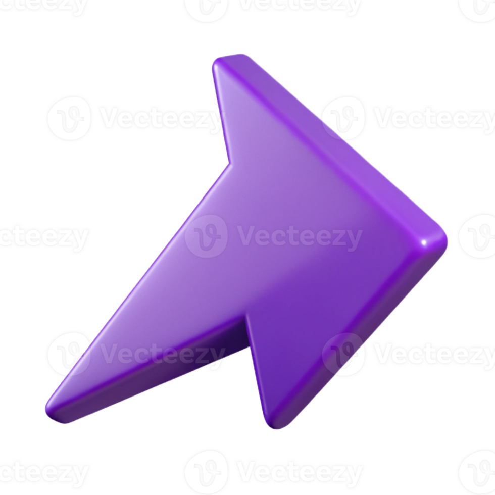 mesmerizing unparalleled Geometric arrow pointing right, crisp edges, flat purple with Scalable Design. png
