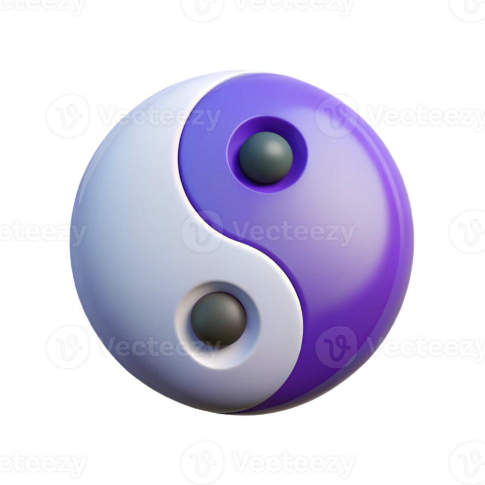 unforgettable industrial Symmetrical yin and yang symbol. Clean lines, flat color, with Scalable Design. genuine png