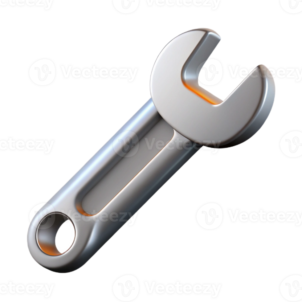 spectacular avant-garde Technical drawing of a wrench. Clean lines, scalable design, single-weight stroke with Scalable Design. detailed png