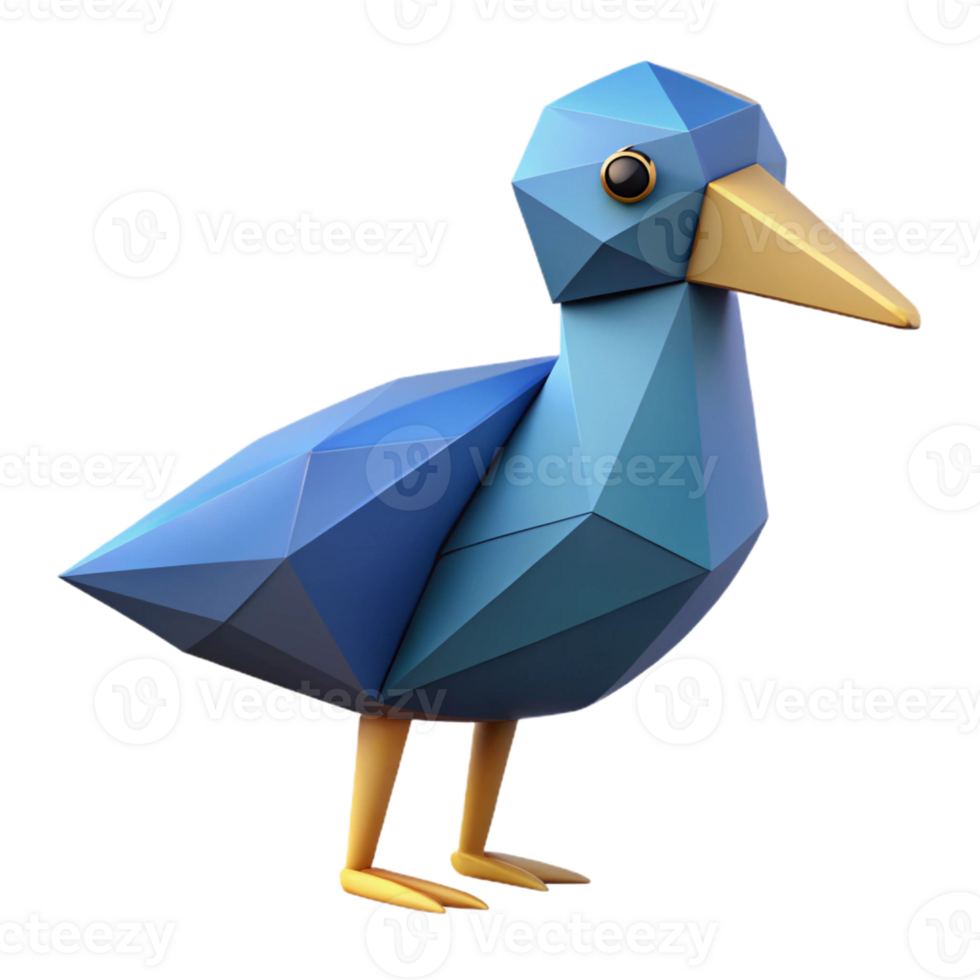 serene dramatic abstract Geometric bird with triangular beak. Scalable, crisp edges, single-weight stroke with Scalable Design. 8K png
