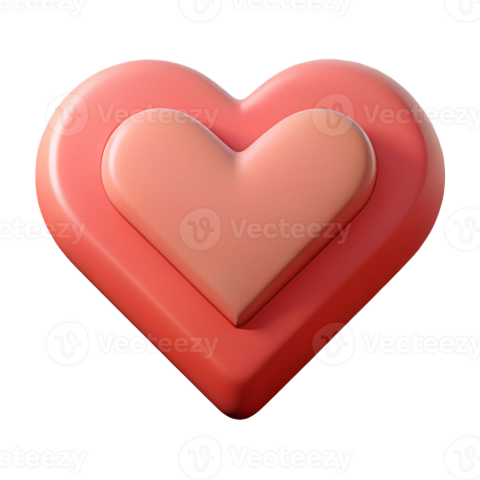 elegant industrial Symmetrical abstract heart shape, flat color, with Scalable Design. artisan png