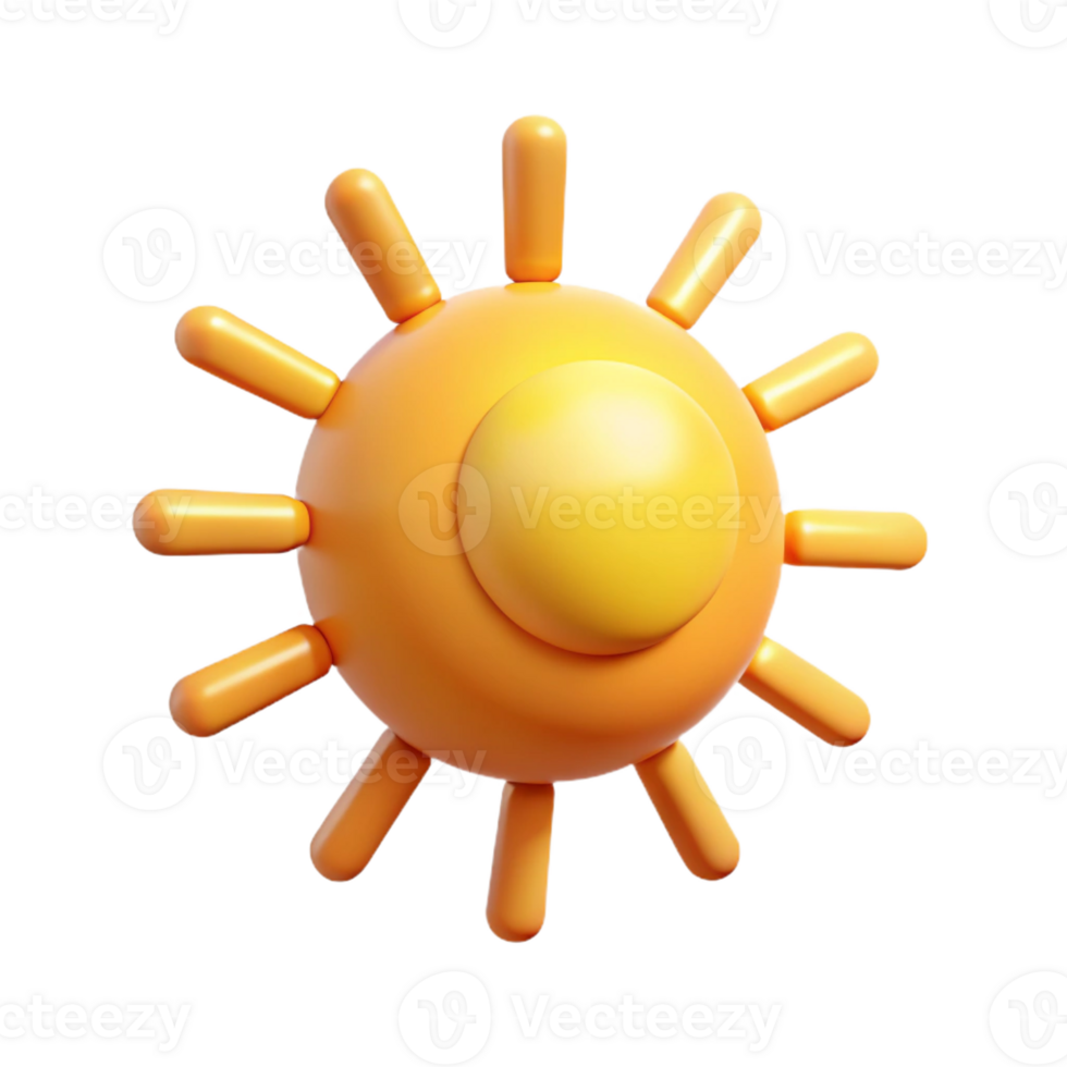 pristine exceptional Isometric sun with rays. Scalable, minimal design with Scalable Design. png