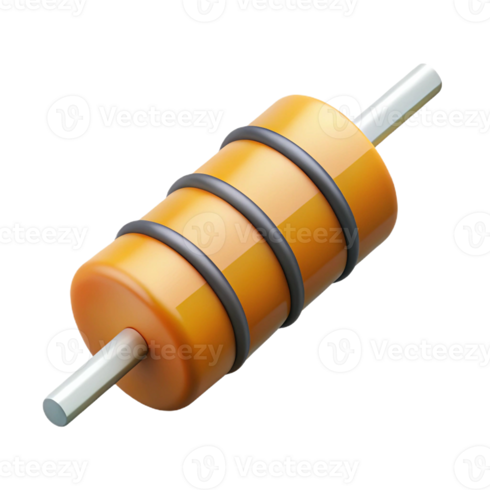 dynamic magnificent Technical schematic of a simple resistor. Clean lines, with Scalable Design. high quality png