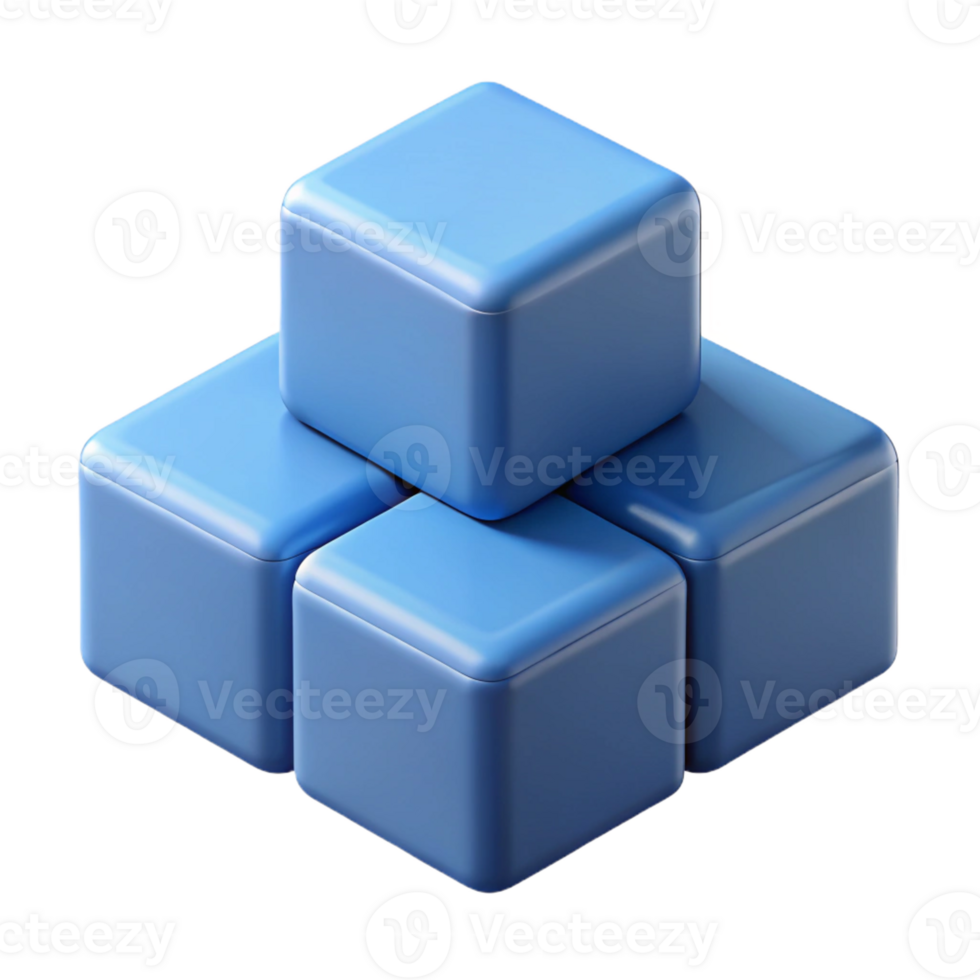 glorious abstract Stacked cubes, scalable design, single-weight stroke, minimal with Scalable Design. flawless png