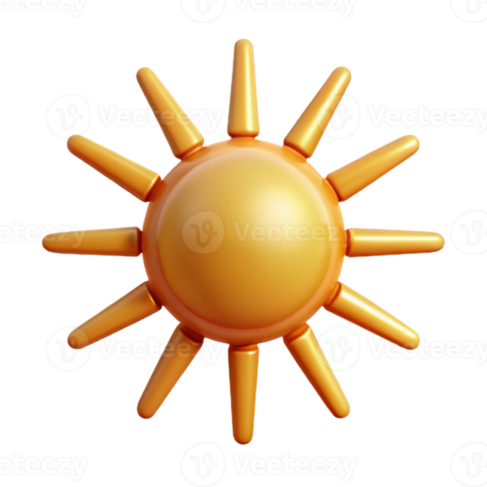 dynamic magnificent A stylized sun with eight rays. Symmetrical, flat color, with Scalable Design. high quality png