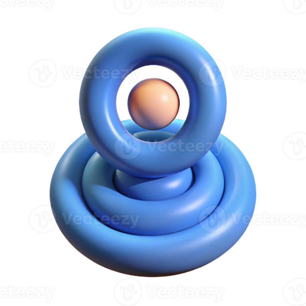 elegant traditional Spiral character with a round head at the center. Clean lines, scalable, minimal design with Scalable Design. masterfully captured png