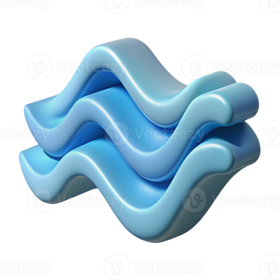 quintessential coastal Wave pattern with crisp edges. Single-weight stroke, flat color. Scalable, minimal with Scalable Design. ultra HD png