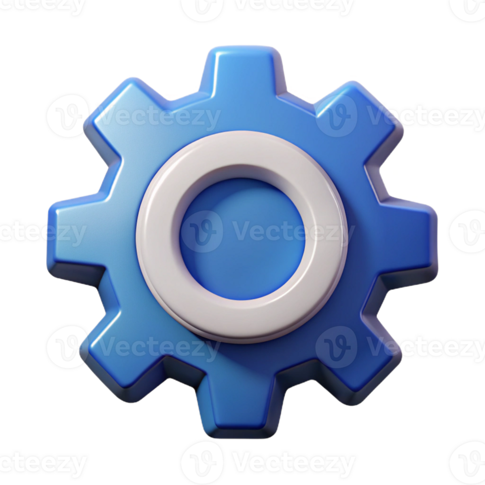 glorious intense nordic Gear-shaped badge with six cogs. Geometric, clean lines, with Scalable Design. sharp png
