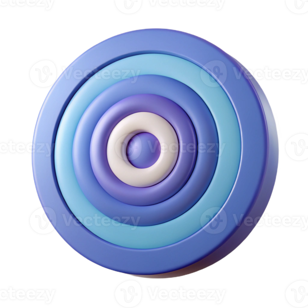 striking tranquil vintage Concentric circles, flat color, clean lines. Minimal, with Scalable Design. crisp png