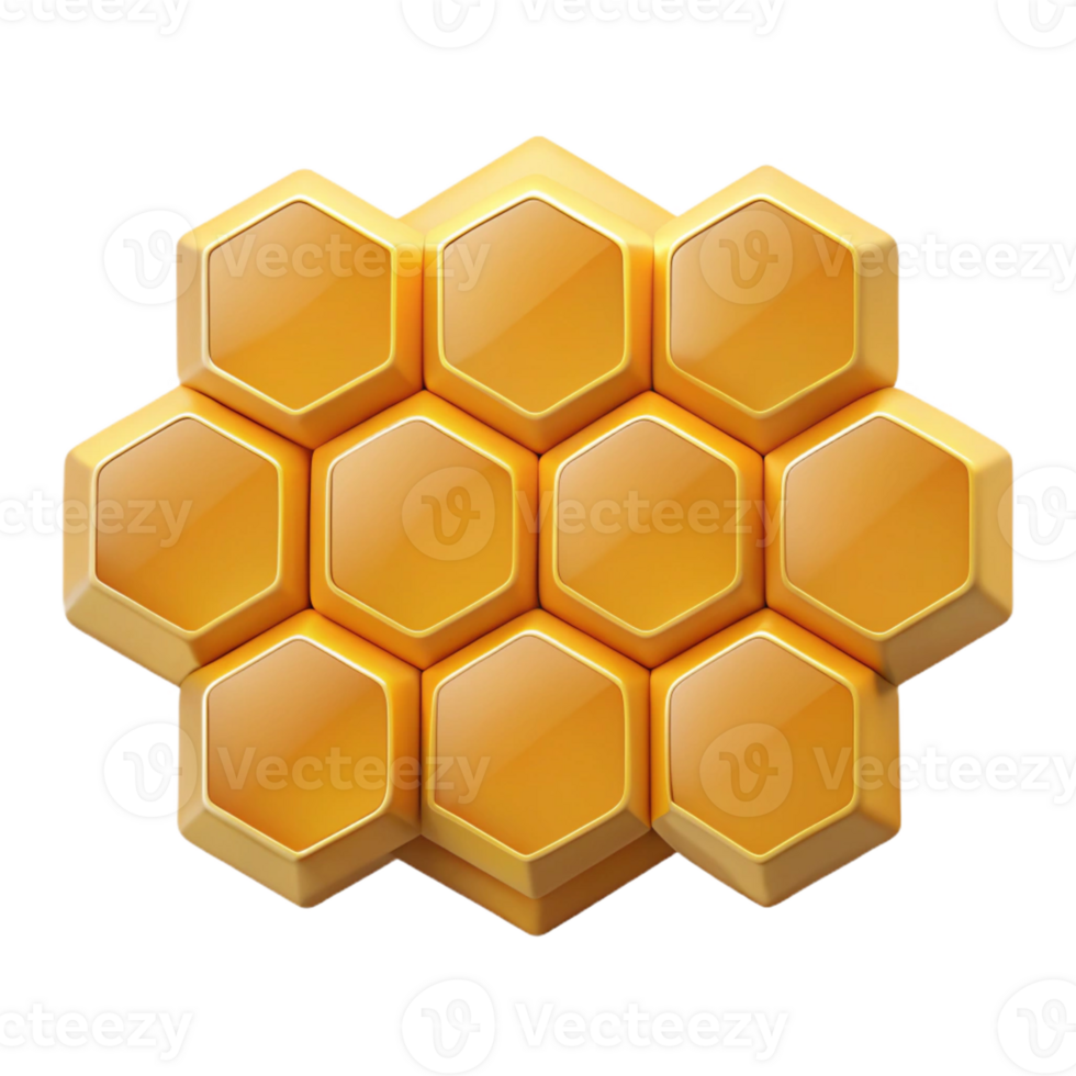 passionate hypnotic Honeycomb pattern, geometric, crisp edges, flat color with Scalable Design. original png