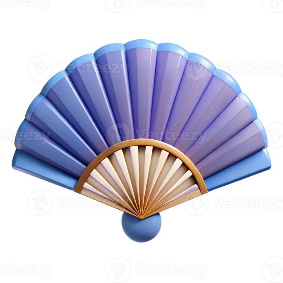 whimsical beautiful Fan pattern, symmetrical, flat color, crisp edges with Scalable Design. crisp png