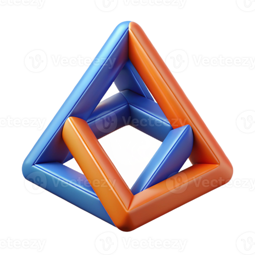 breathtaking harmonious minimalist Geometric logo with intersecting triangles. Scalable, single-weight stroke, flat color with Scalable Design. genuine png