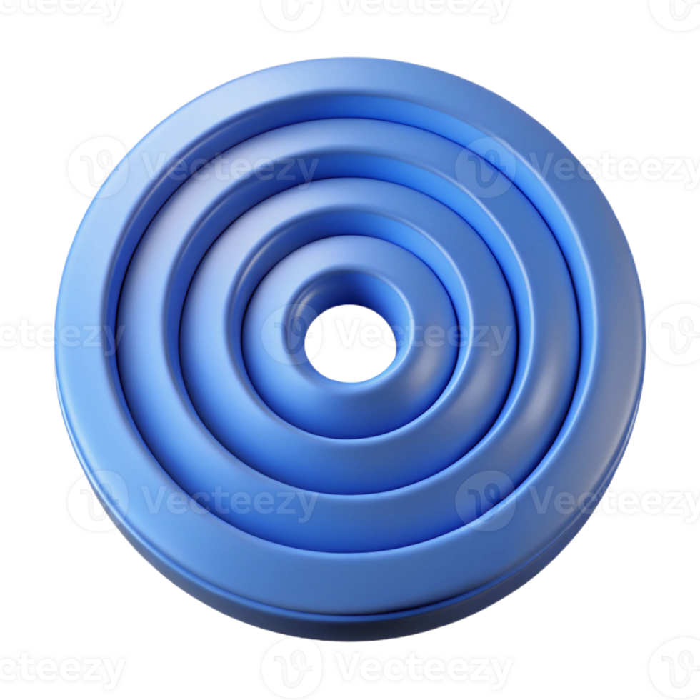 captivating art deco Concentric circles, single-weight stroke with Scalable Design. 4K png