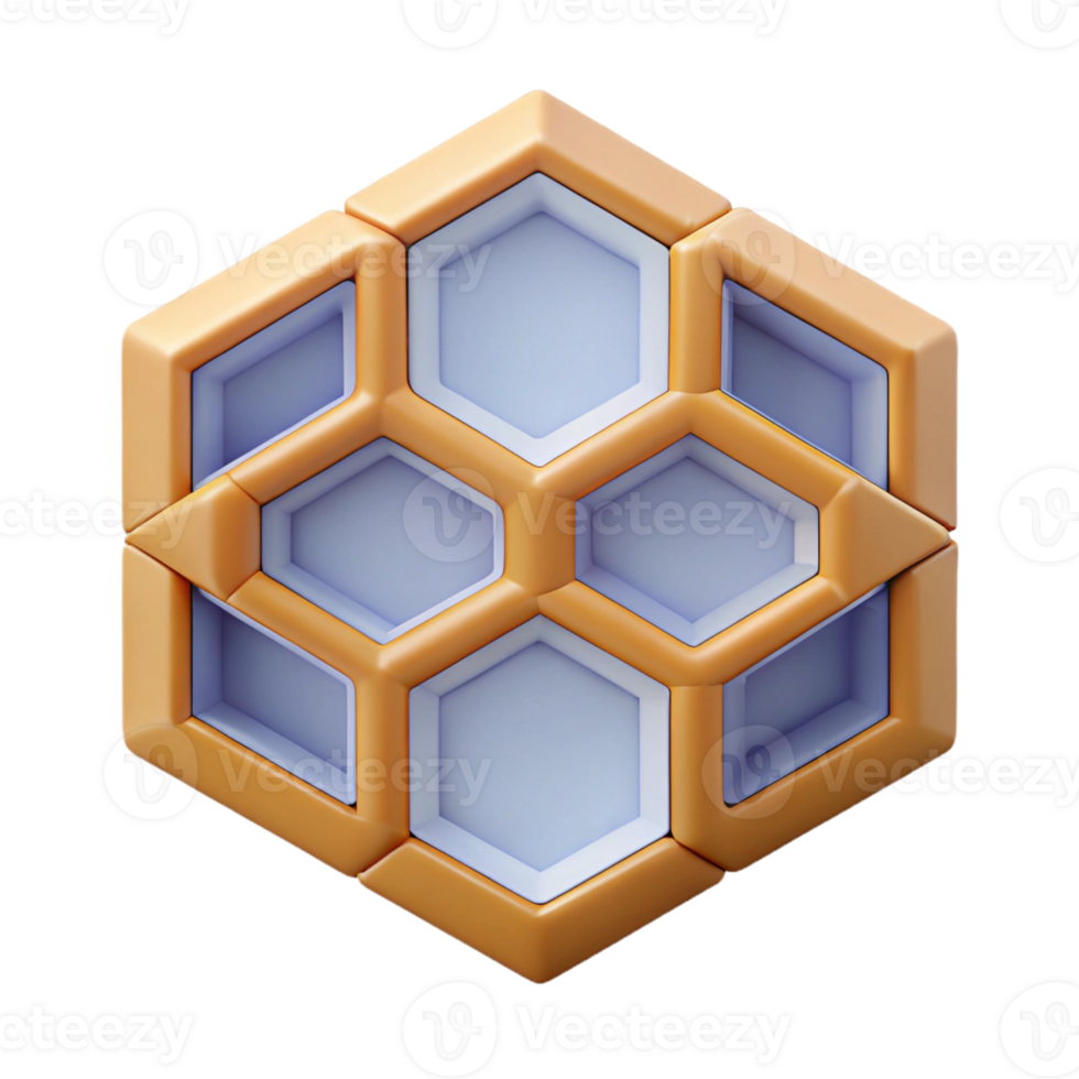 whimsical captivating Hexagonal grid, symmetrical pattern, minimal design, single-weight stroke with Scalable Design. ultra HD png