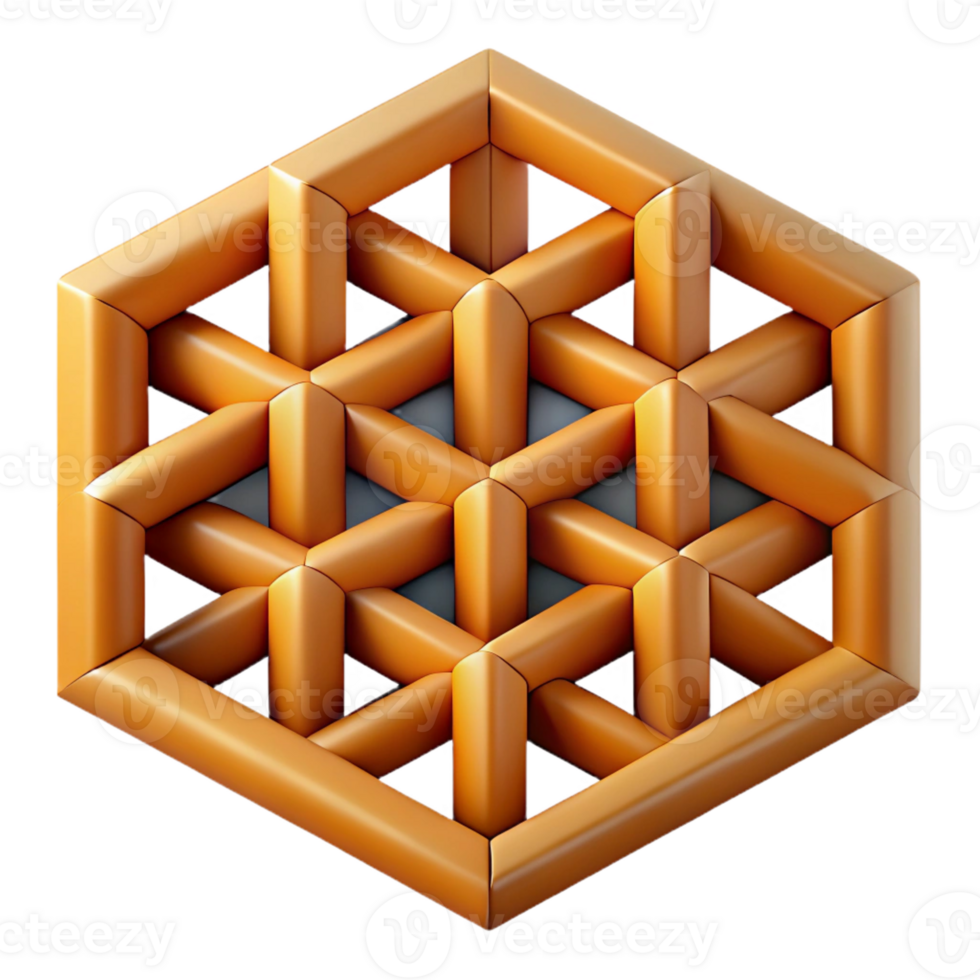 calm enchanting Op art pattern, geometric illusion, crisp edges with Scalable Design. fine detail png