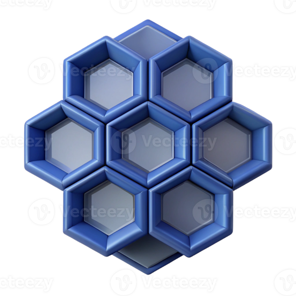 ethereal wonderful Geometric pattern of hexagons and pentagons, crisp edges with Scalable Design. 4K png