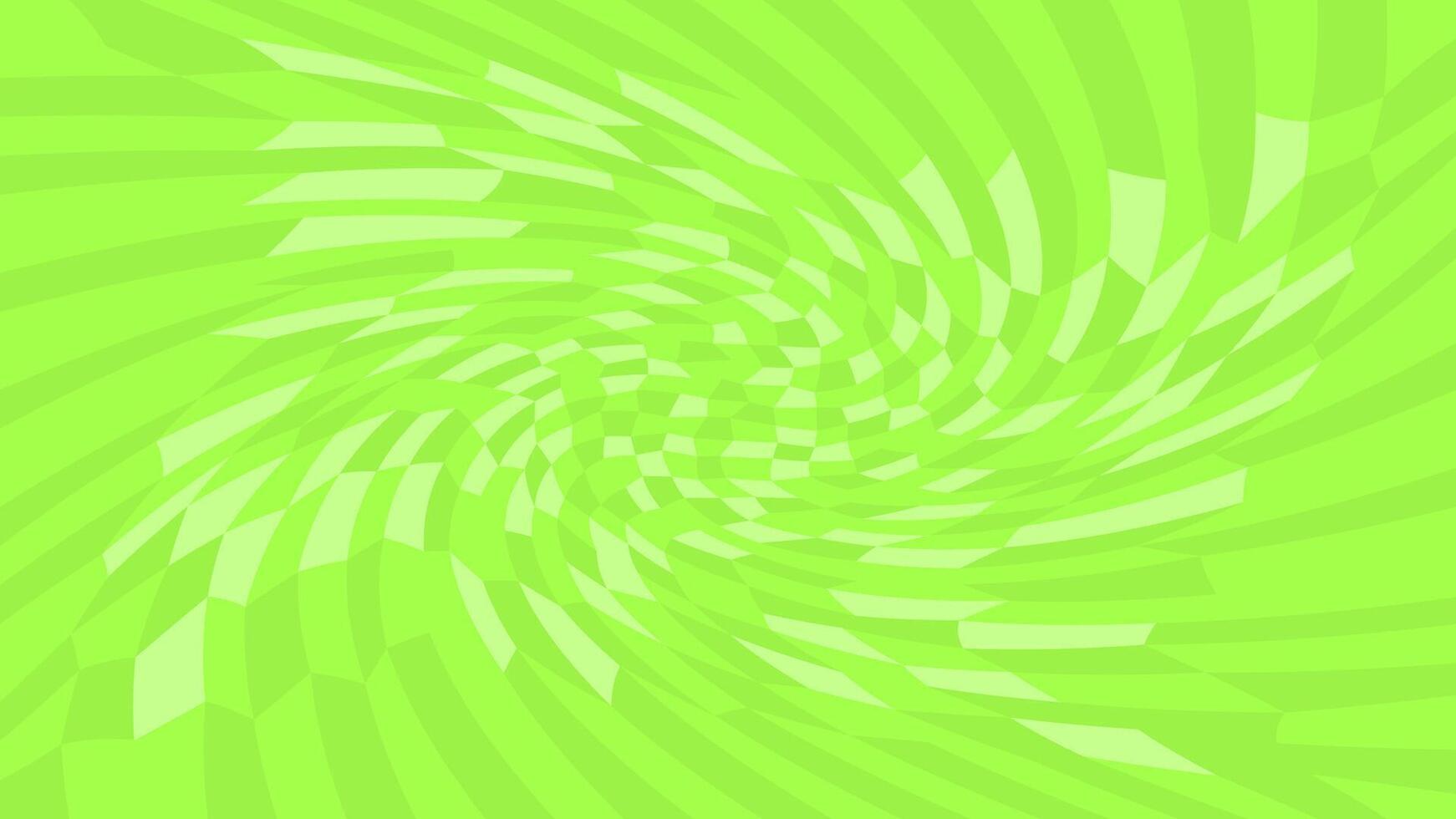 green twirl wave pattern abstract for background, optical wave twirl green color, hypnotic concept, dynamic motion curve of lines flowing, lines wave shaped array of blended points illusion vector