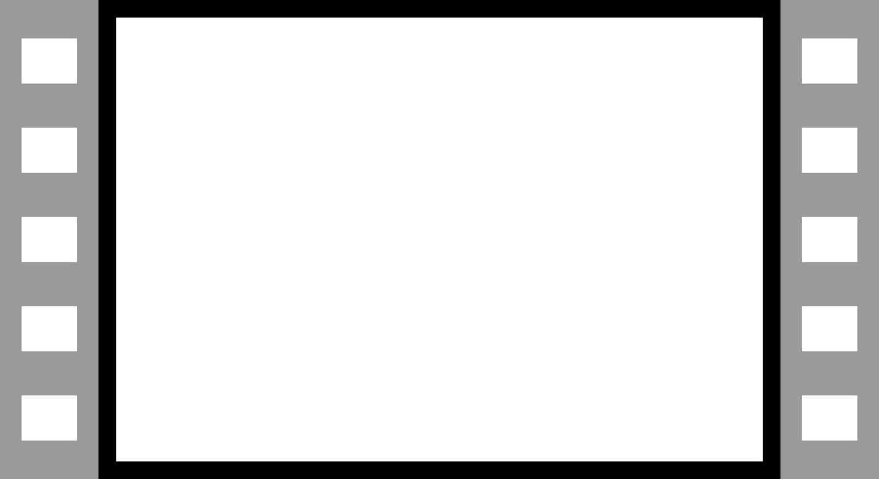 film strip template player gray, window multimedia panel for clip, filmstrips frame for clip background, film gray frame graphic screen of media vector
