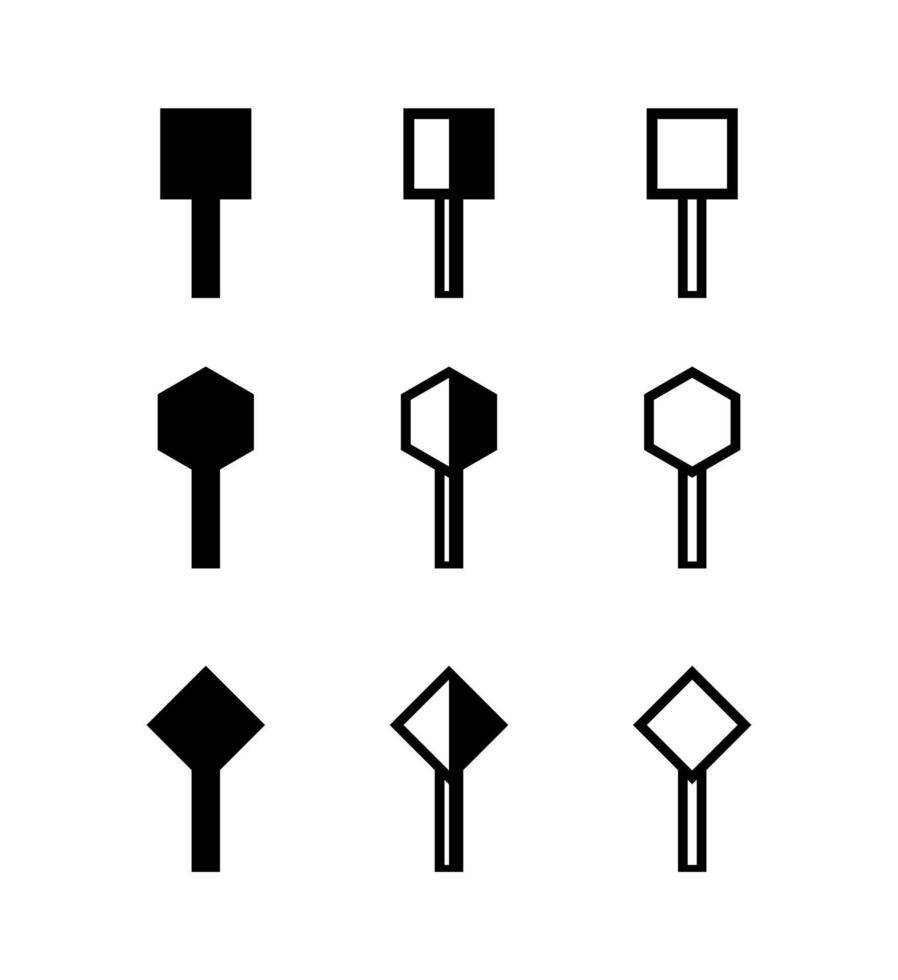 cursor black simple icon isolated on white, cursor symbol for pointer sign, cursor square arrow icons black for element design vector