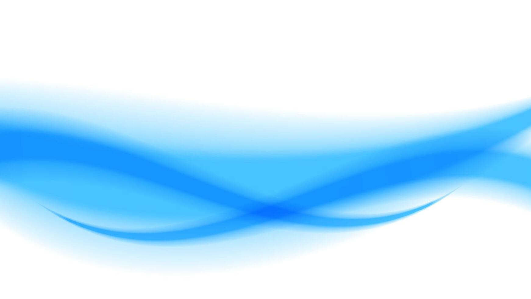 blue soft wave shape graphic on white background, abstract blue graphic smooth shape for banner copy space, blurred gradient blue wavy swirl soft effect, beautiful blue white wave curve for backdrop vector