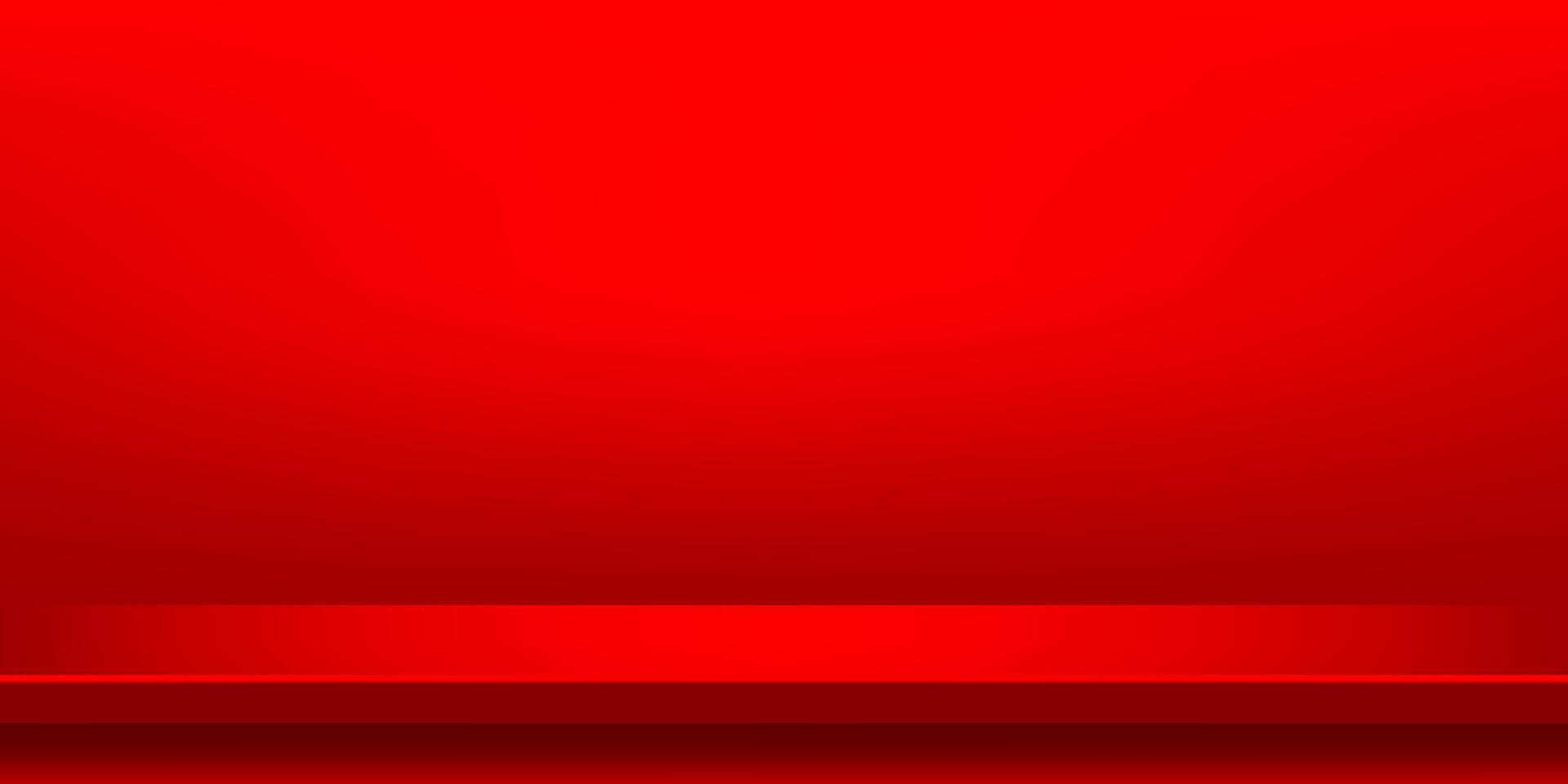 plank table red color on wall room for background, vivid red backdrop, copy space for advertise product display, table plank red front view vector