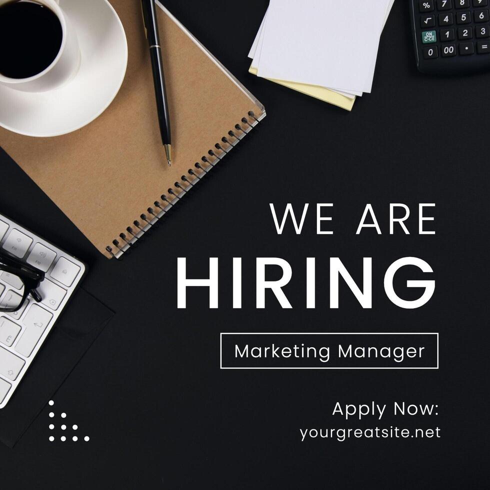 Hiring Anouncement Linkedin Post template