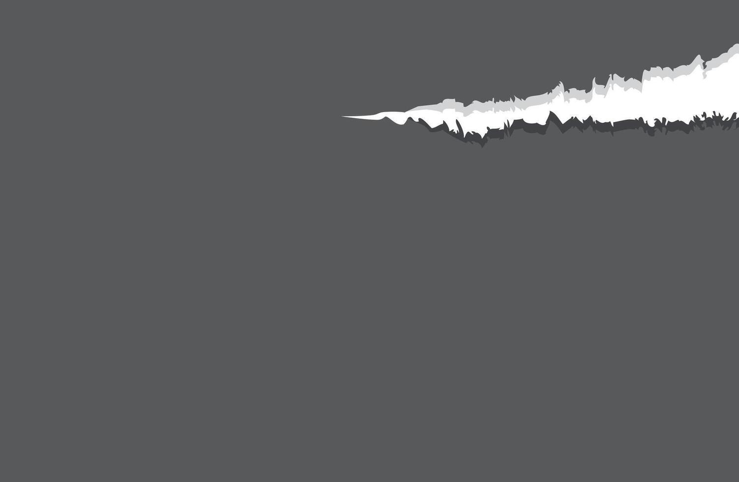 paper grey with tear marks for banner copy space, paper rip torn gray rectangle background, grey paper with edge tear, sheet paper card rip for advertising message text vector