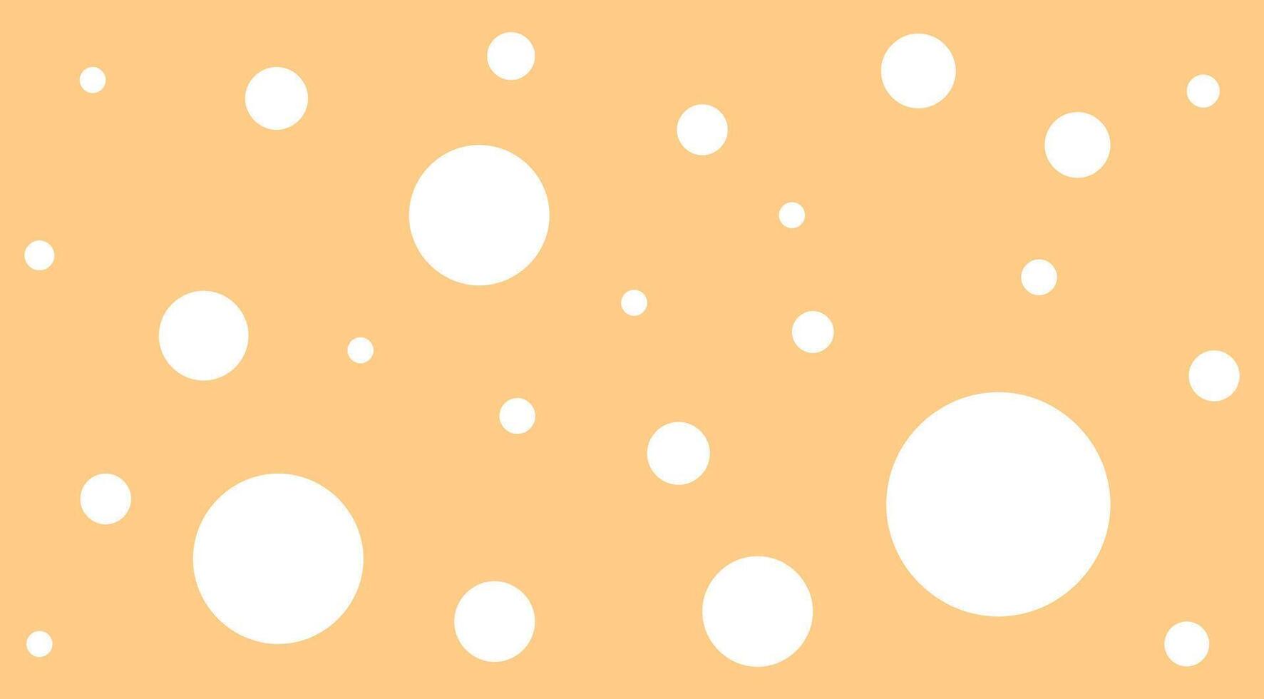 abstract white polka dot on orange pastel soft for background, polka dot white pattern cute, random scattered dots, yellow brown soft and white polka dot pattern for confetti wallpaper vector